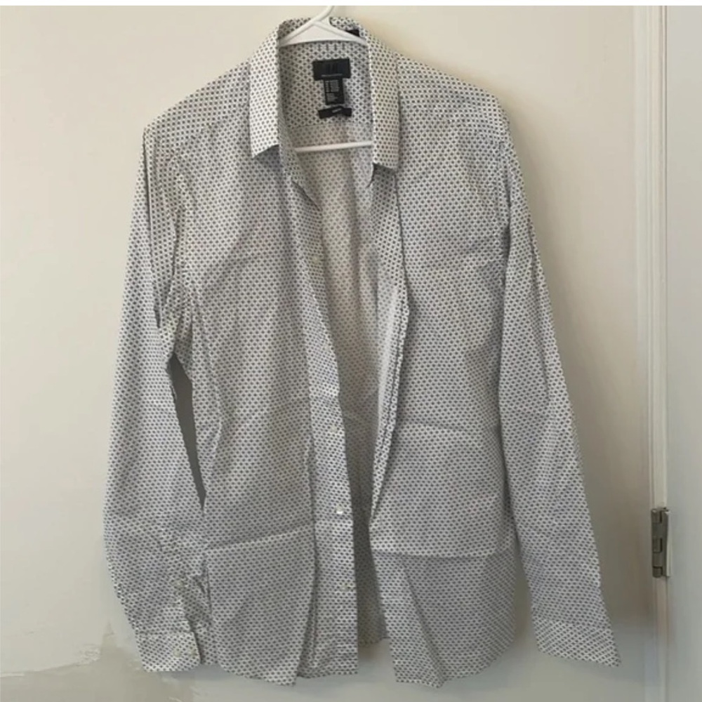H&M Premium Cotton Slim Fit Button-down Shirt